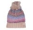 Slub Knit Pink Beanie, PINK, swatch