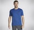 Performance Charge Tee, BLUE / RED, swatch