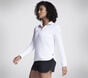 Soft-Knit Ottoman 1/4 Zip, BLANC, large image number 2