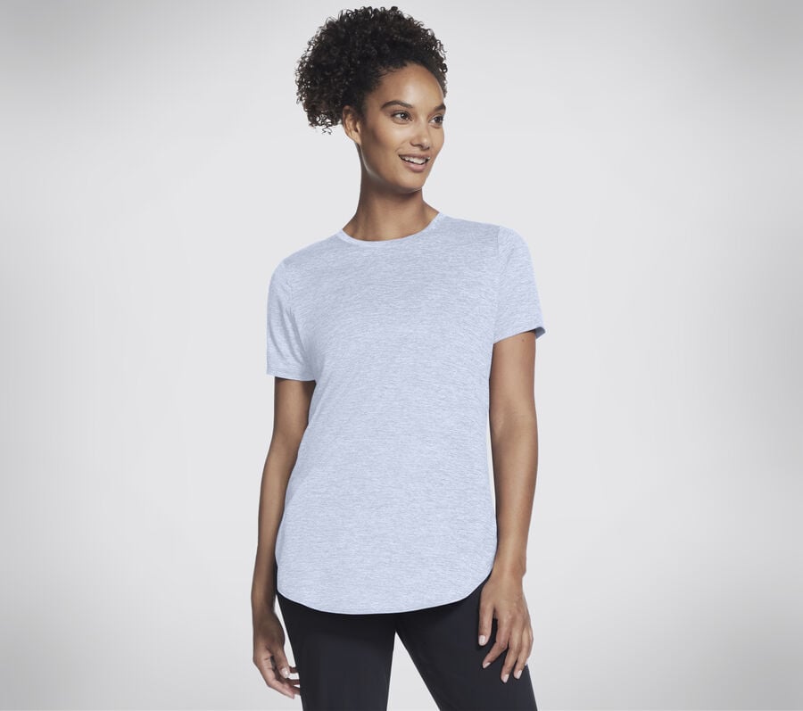 GO DRI Swift Tunic Tee, BLEU / ARGENT, largeimage number 0