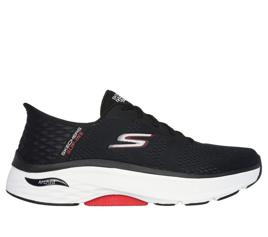 Skechers Slip-ins: Max Cushioning Arch Fit - Game, NOIR / ROUGE, largeimage number 0