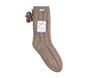 Fleece Lined GO LOUNGE Crew Sock - 1 Pack, BROWN, large image number 1