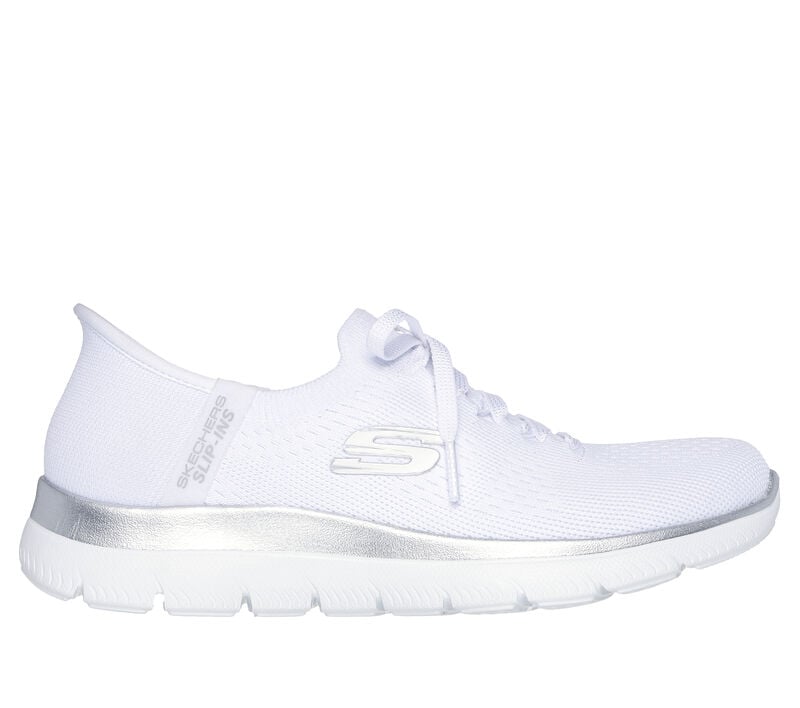 Skechers Slip-ins: Summits - Night Chic, WHITE / SILVER, largeimage number 0