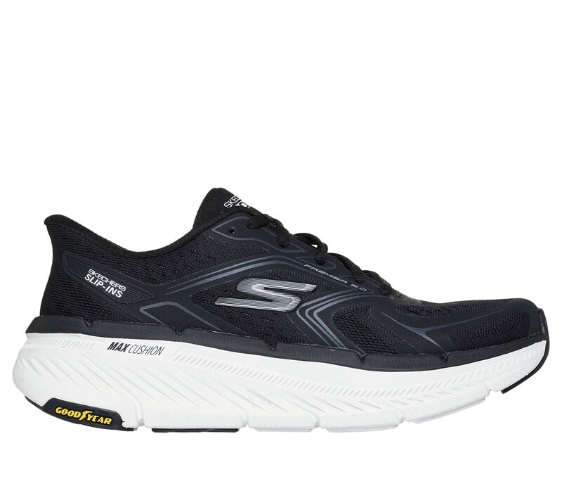 Skechers Slip-ins: Max Cushioning Premier 2.0 - Overland, NOIR / BLANC, largeimage number 0