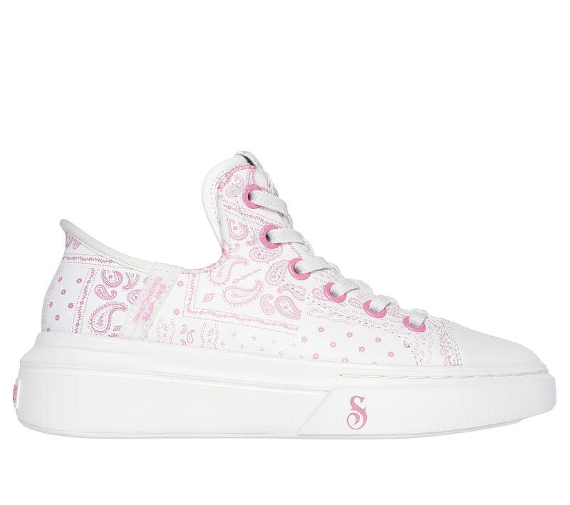 Premium Leather Slip-ins Snoop One - Double G, WHITE / PINK, largeimage number 0