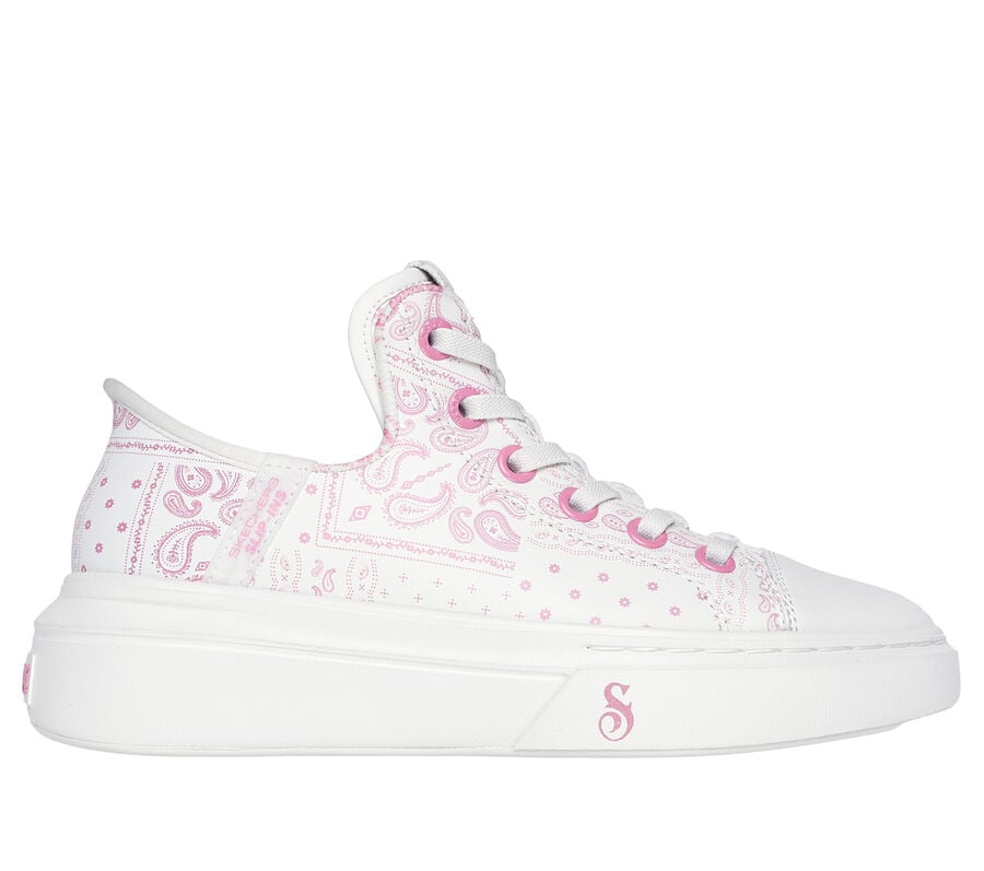 Premium Leather Slip-ins Snoop One - Double G, WHITE / PINK, largeimage number 0