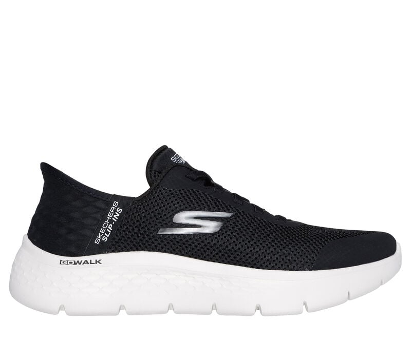 Skechers Slip-ins: GO WALK Flex - Grand Entry, NOIR / BLANC, largeimage number 0