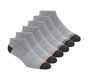 6 Pack Walking Low Cut Socks, GRIS, large image number 0