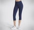 The GO WALK HW Mid Legging, NAVY, swatch