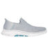 Skechers Slip-ins: GO WALK 7 - City Lights, GRIS / VERT MENTHE, swatch