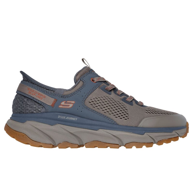 Skechers Slip-ins Relaxed Fit: D'Lux Journey - Switch Stitch, TAN / CHARCOAL, largeimage number 0