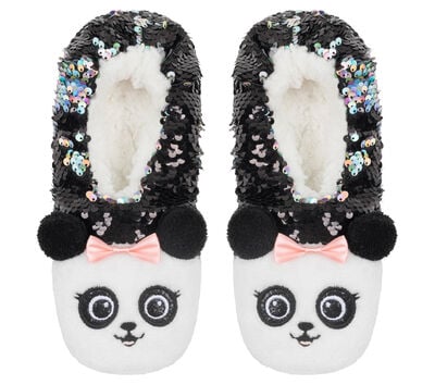 Flip Sequin Panda Slipper Socks - 1 Pack