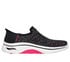 Skechers Slip-ins: GO WALK Arch Fit 2.0, BLACK / HOT PINK, swatch