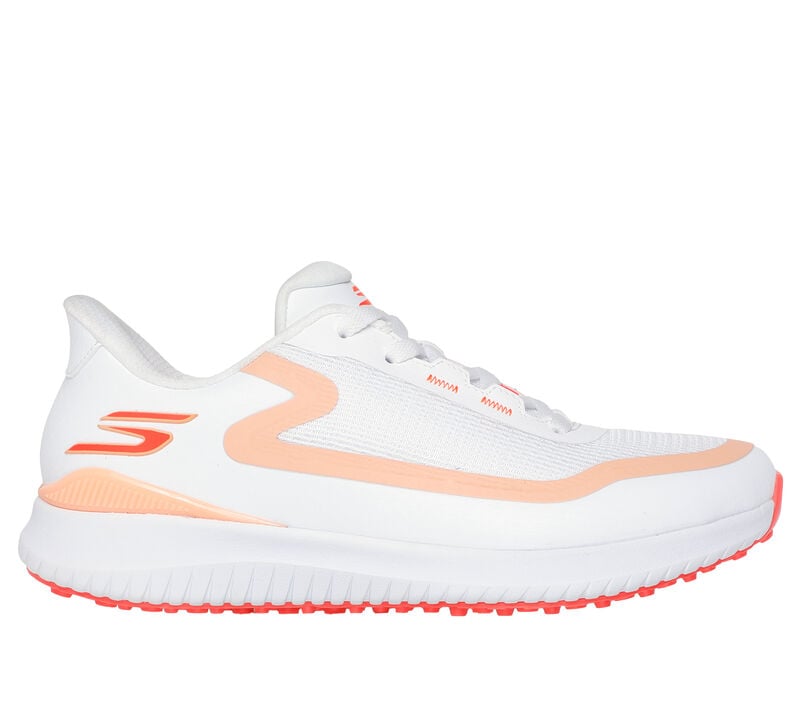 Skechers Slip-ins: GO GOLF Flight, WHITE / CORAL, largeimage number 0