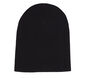 Merino Wool Beanie Hat, NOIR, large image number 0