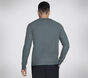 GO KNIT Waffle Henley, VERT / NOIR, large image number 1