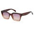 Rectangle Sunglasses, BROWN / MULTI, swatch