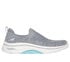 GO WALK Arch Fit 2.0 - Eliza, GRAY / TURQUOISE, swatch