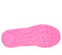 Skechers x JGoldcrown: Uno Lite - Metallic Love, HOT PINK / MULTI, large image number 2