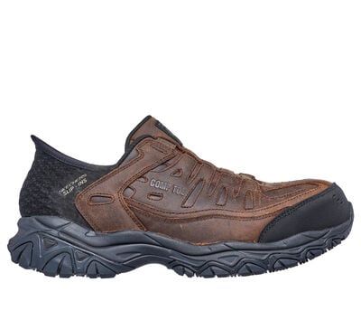 Skechers Work Men's Steel Toe Composite Plate Slip On Safety Shoes