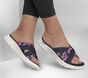 GO WALK Flex Sandal - Blossoms, BLACK / MULTI, large image number 1