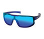Matte Wrap Sunglasses, BLEU, large image number 0