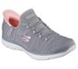 Skechers Slip-ins: Summits - Everyday Set, GRAY / CORAL, large image number 4