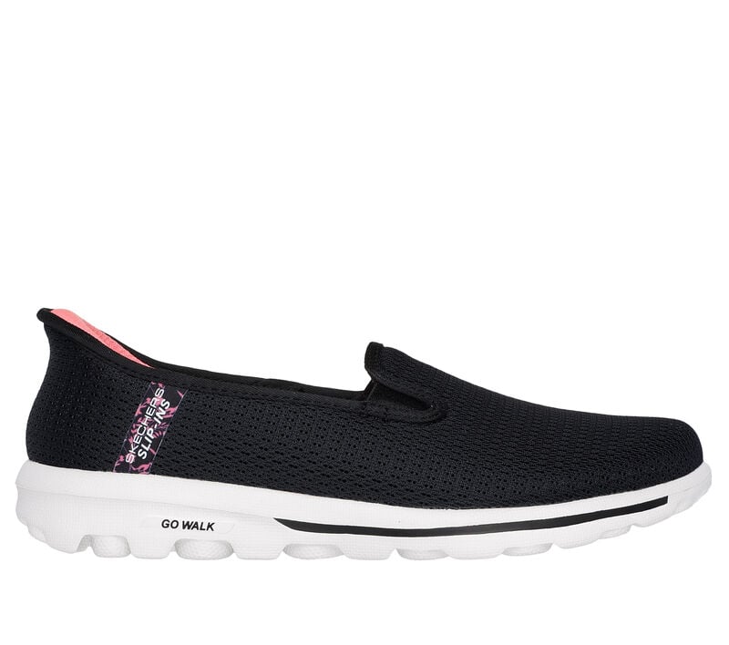 Skechers Slip-ins: GO WALK Travel - Kiana, BLACK / WHITE, largeimage number 0