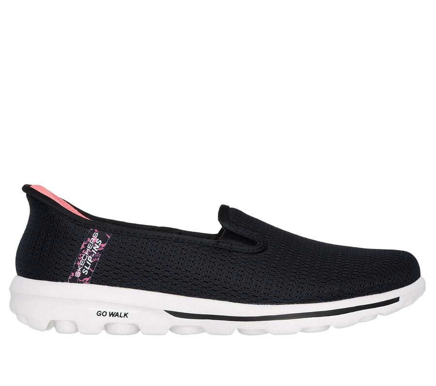 Skechers Slip-ins: GO WALK Travel - Kiana, NOIR / BLANC, largeimage number 0