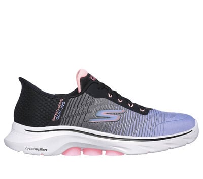 Womens Skechers Slip On Memory Foam Walking Running Sports Trainers Shoes  Size