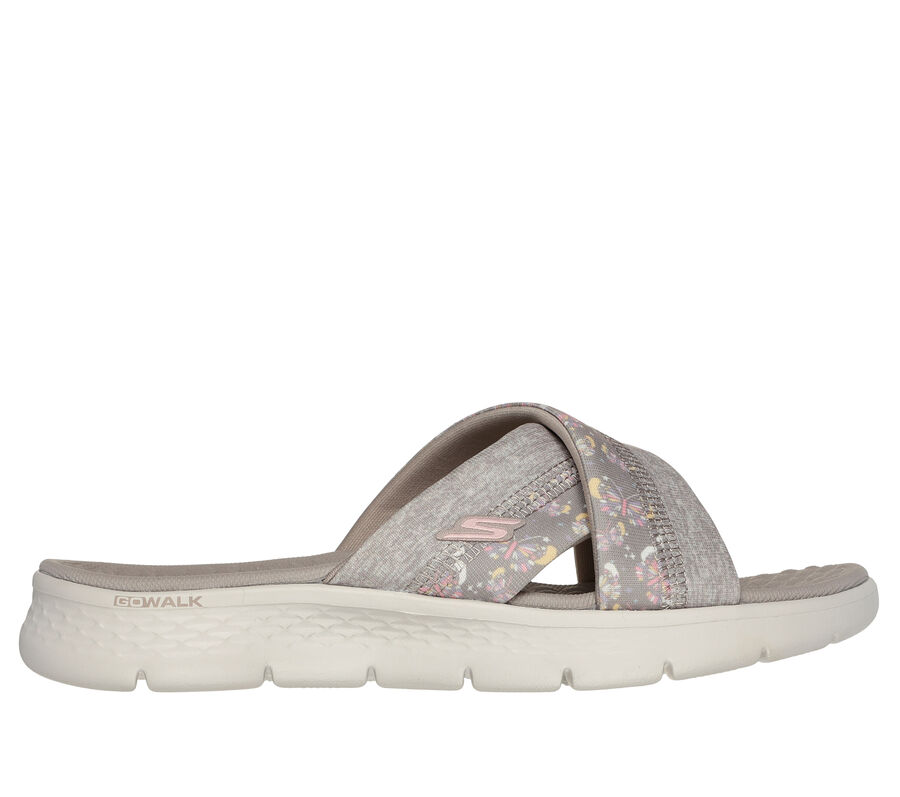 GO WALK Flex Sandal - Butterfly Bliss, TAUPE, largeimage number 0