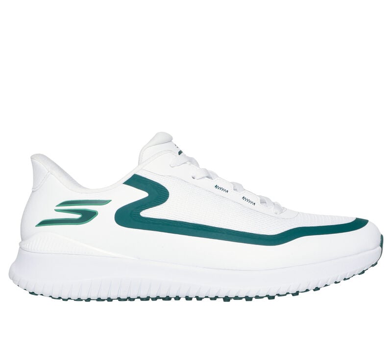 Skechers Slip-ins: GO GOLF Flight, BLANC / VERT, largeimage number 0