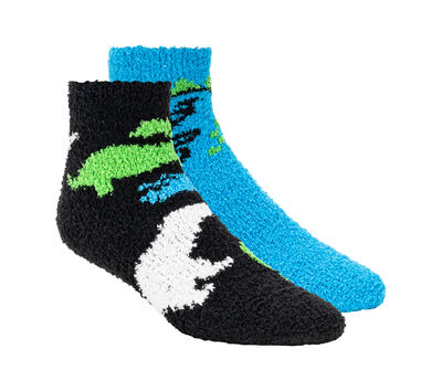 2 Pack Dino Cozy Crew Socks