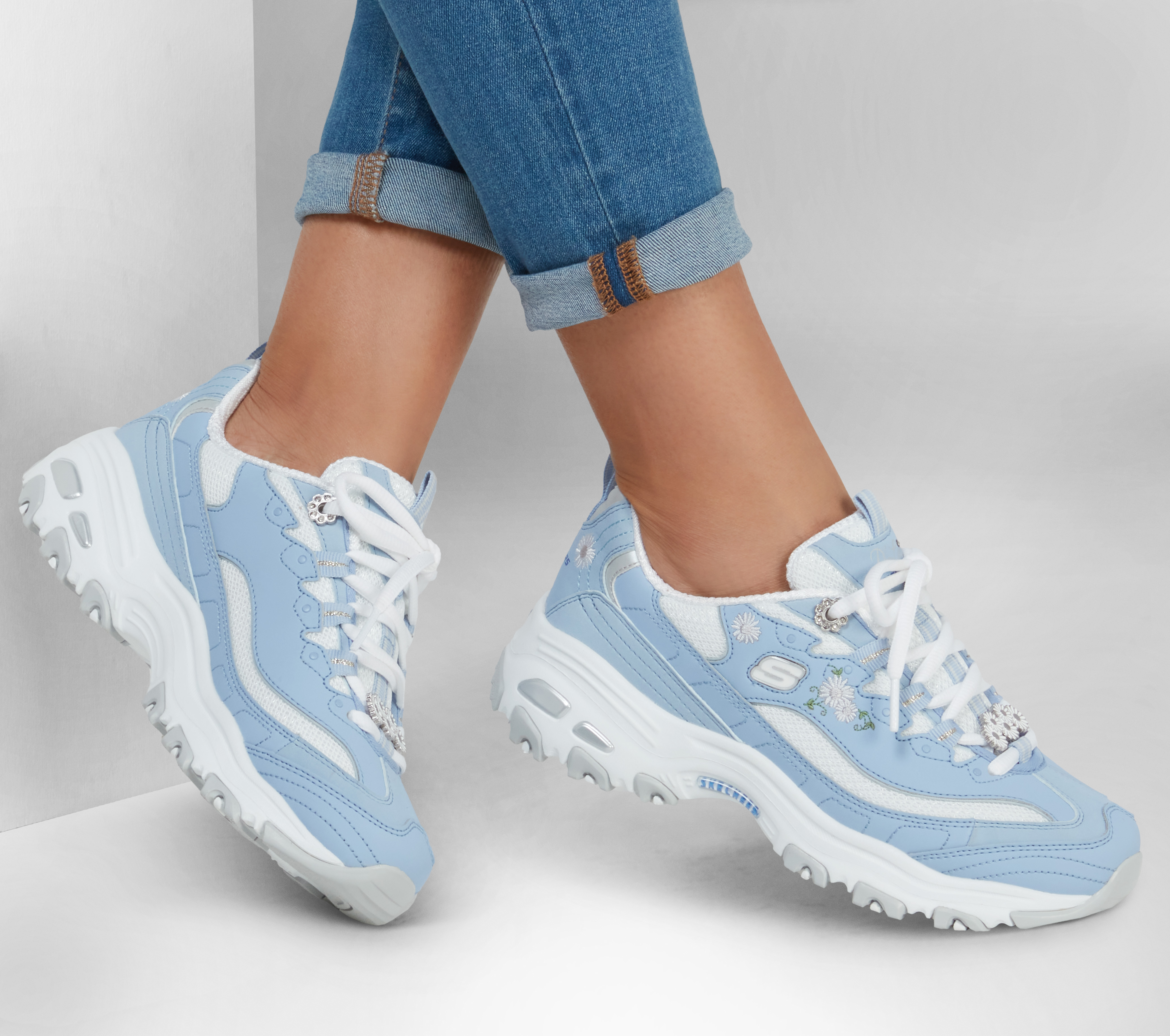 Skechers d'lites outlet blue