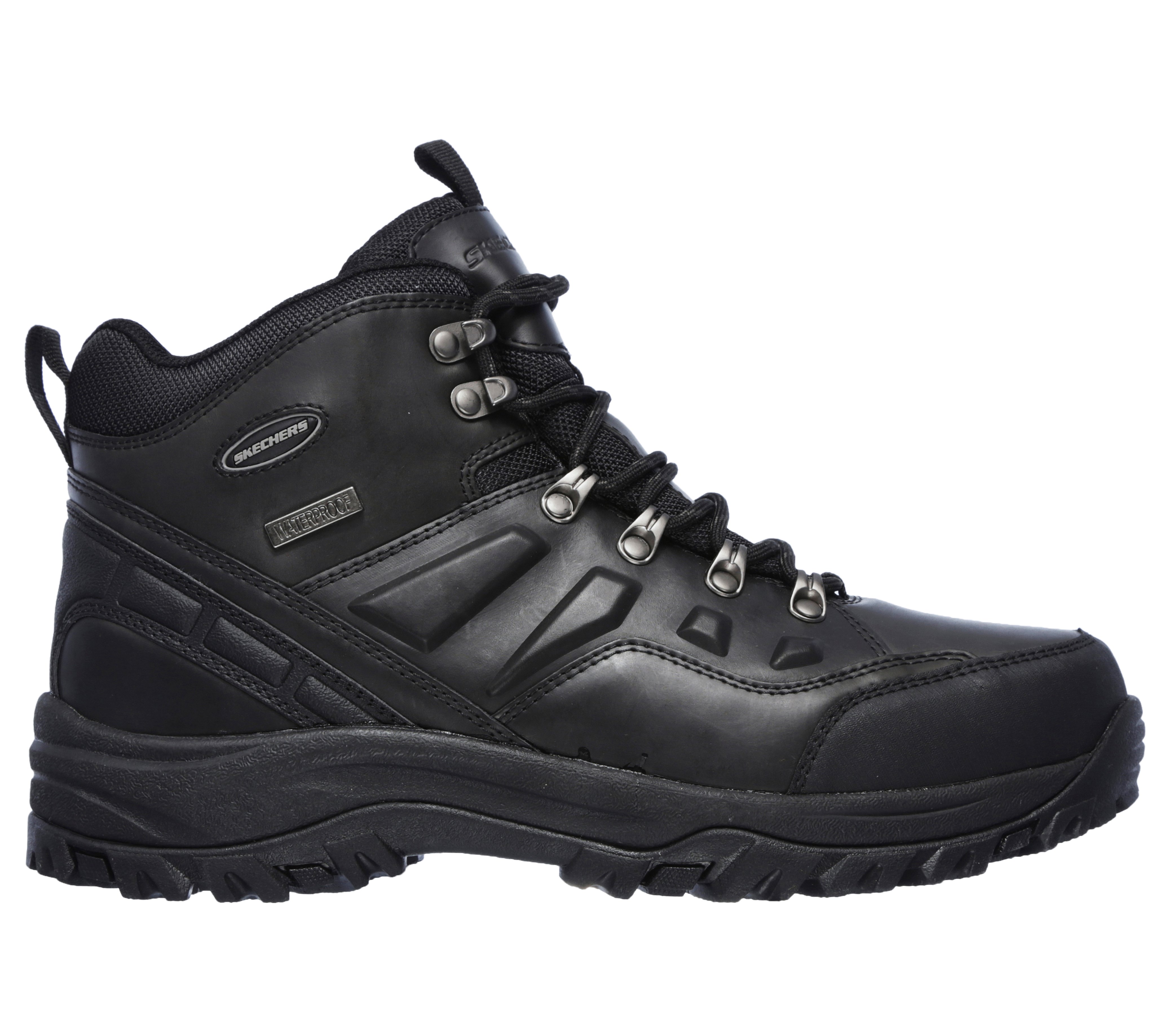 skechers mens fur lined boots