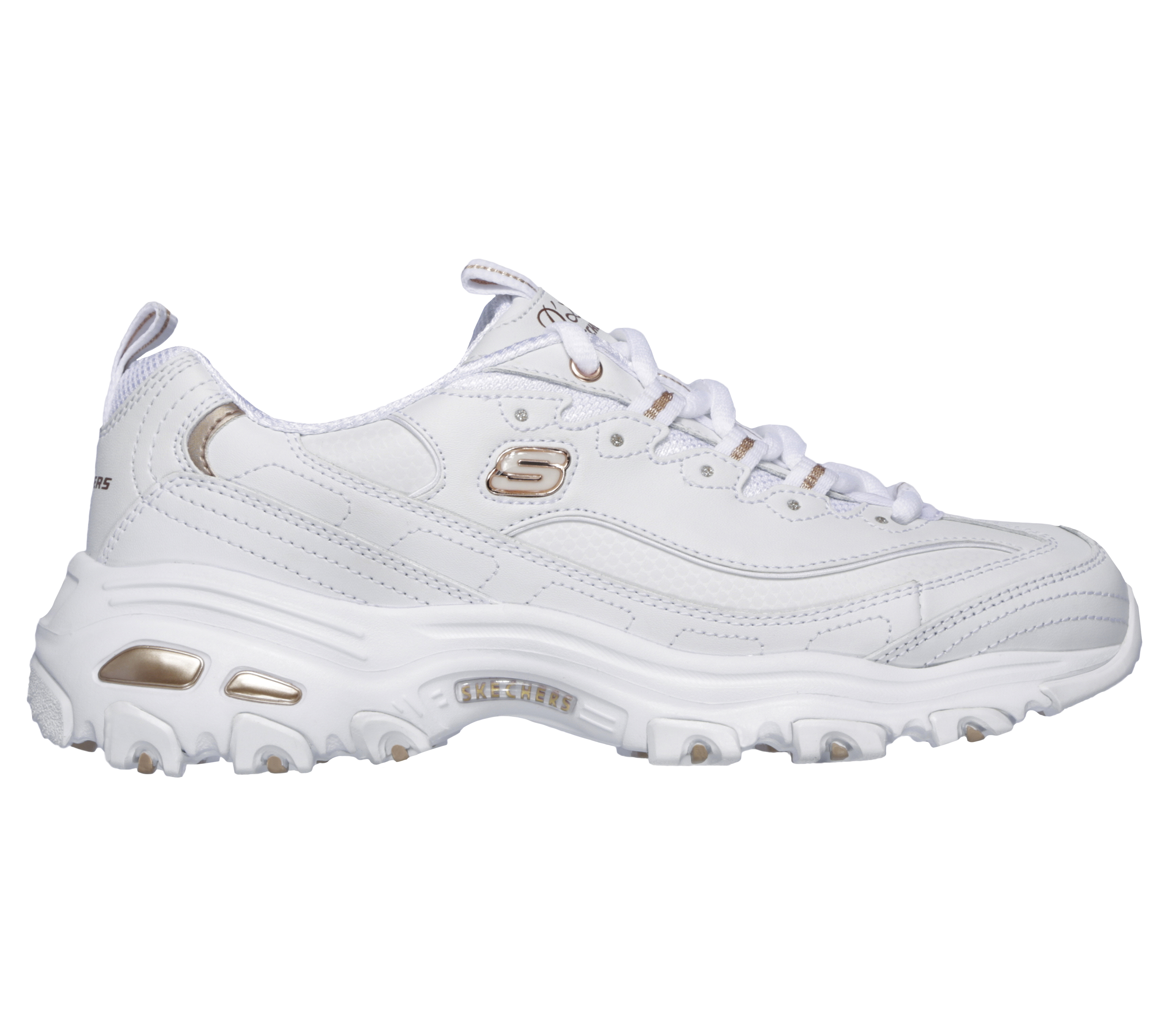 skechers d'lites 3 femme blanche