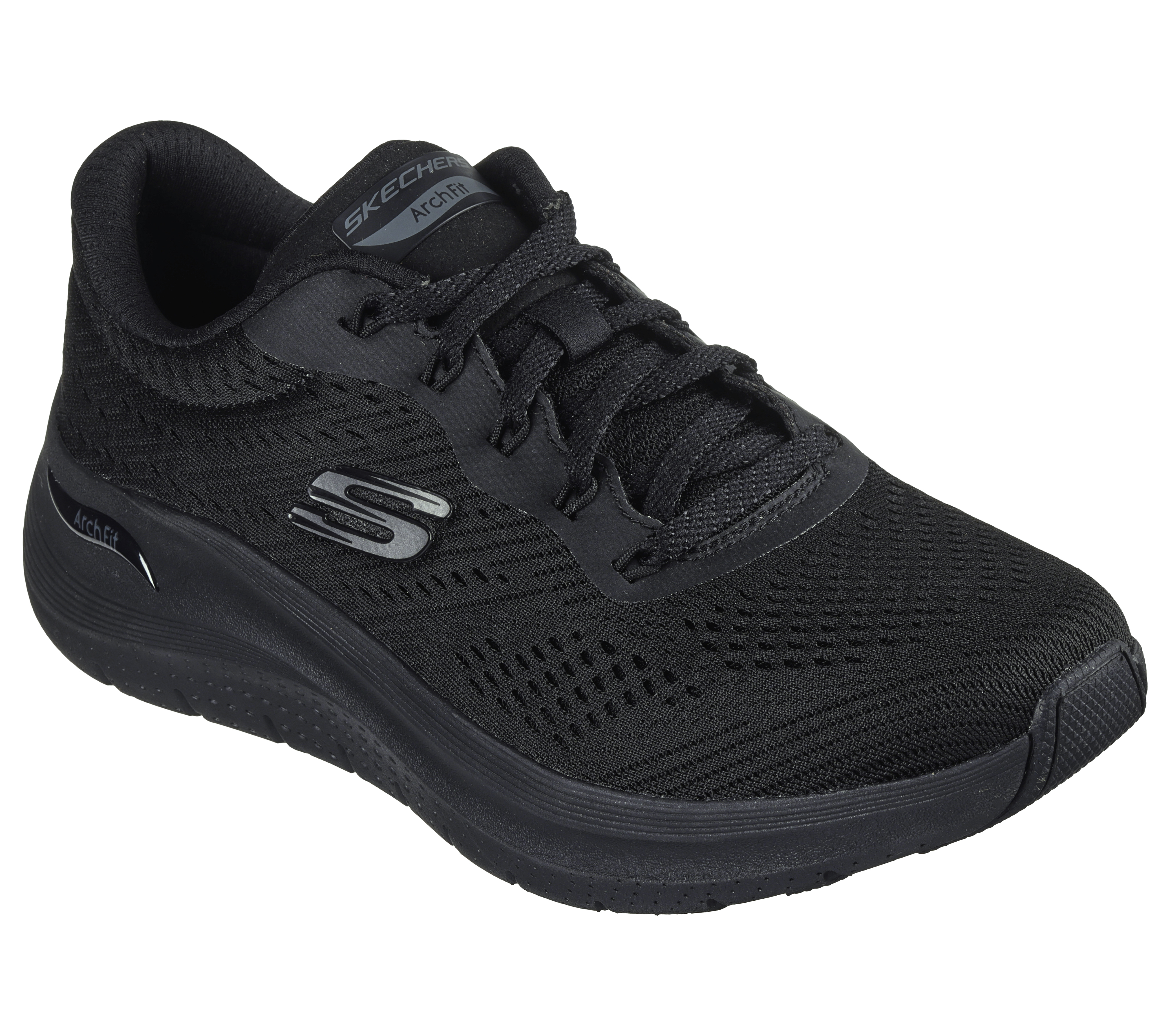 Skechers Womens Arch Fit 2.0 Big League Trainers Black