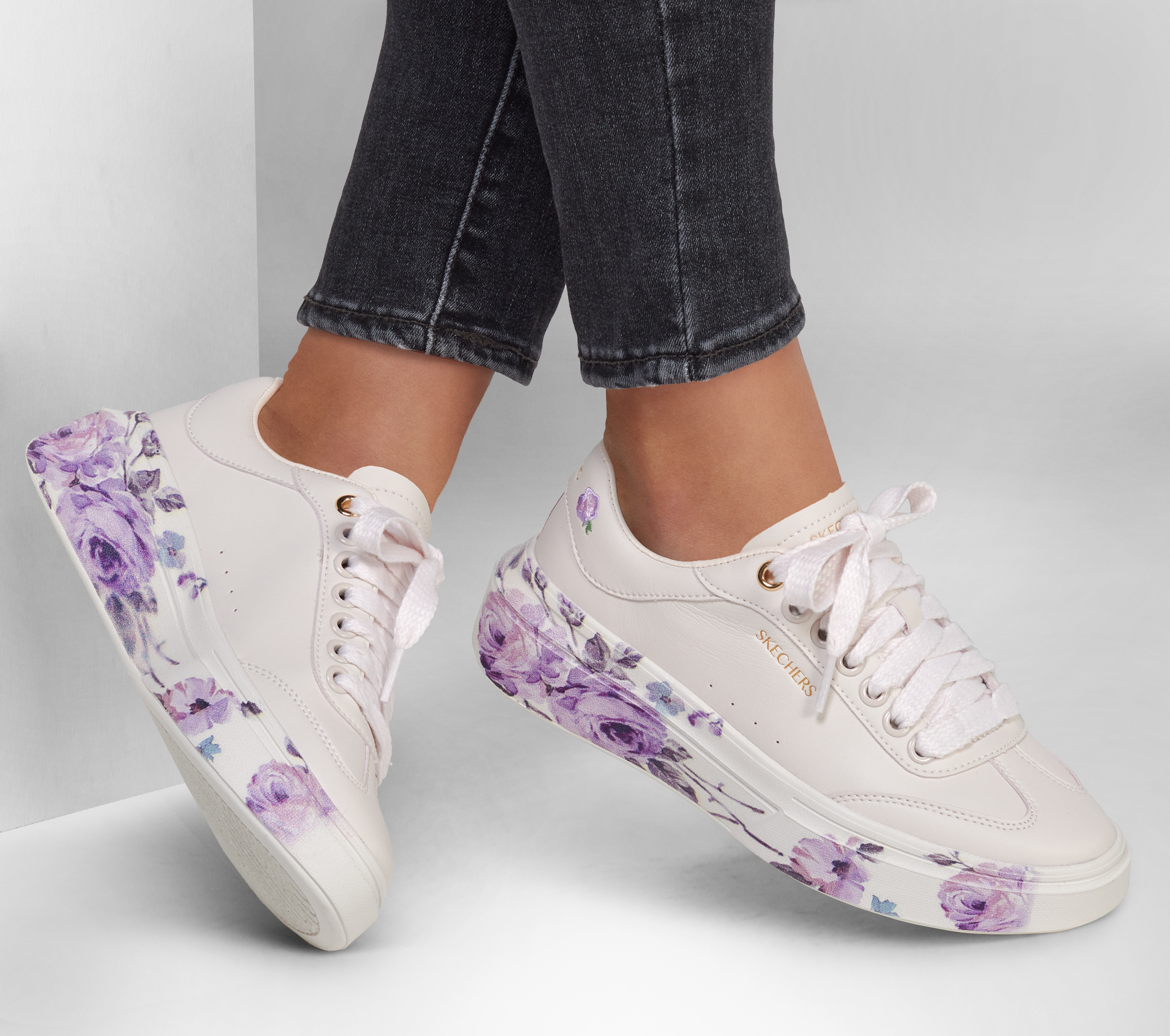 Skechers store floral shoes