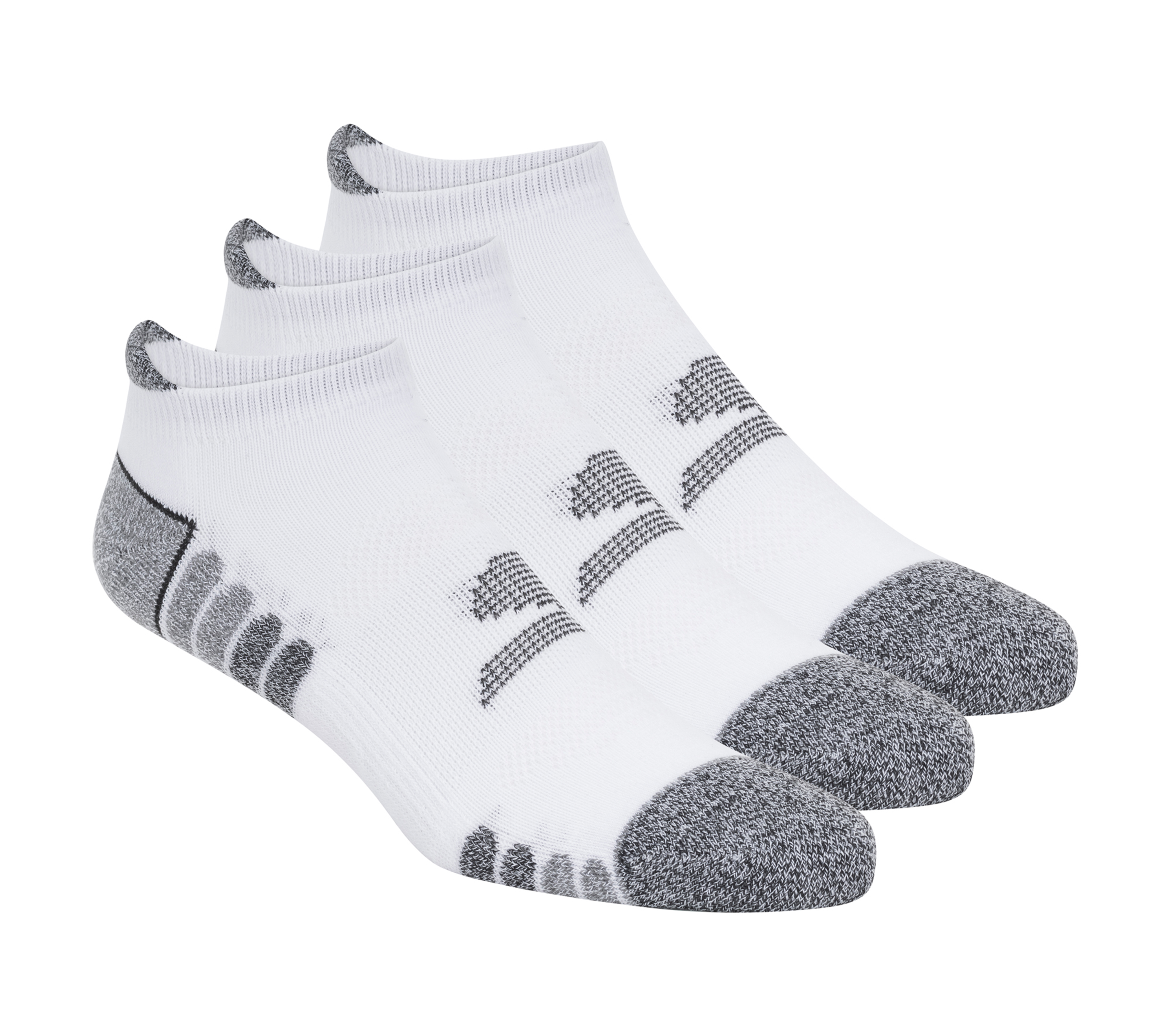 3 Pack Women's Half Terry Low Cut Socks - WHITE