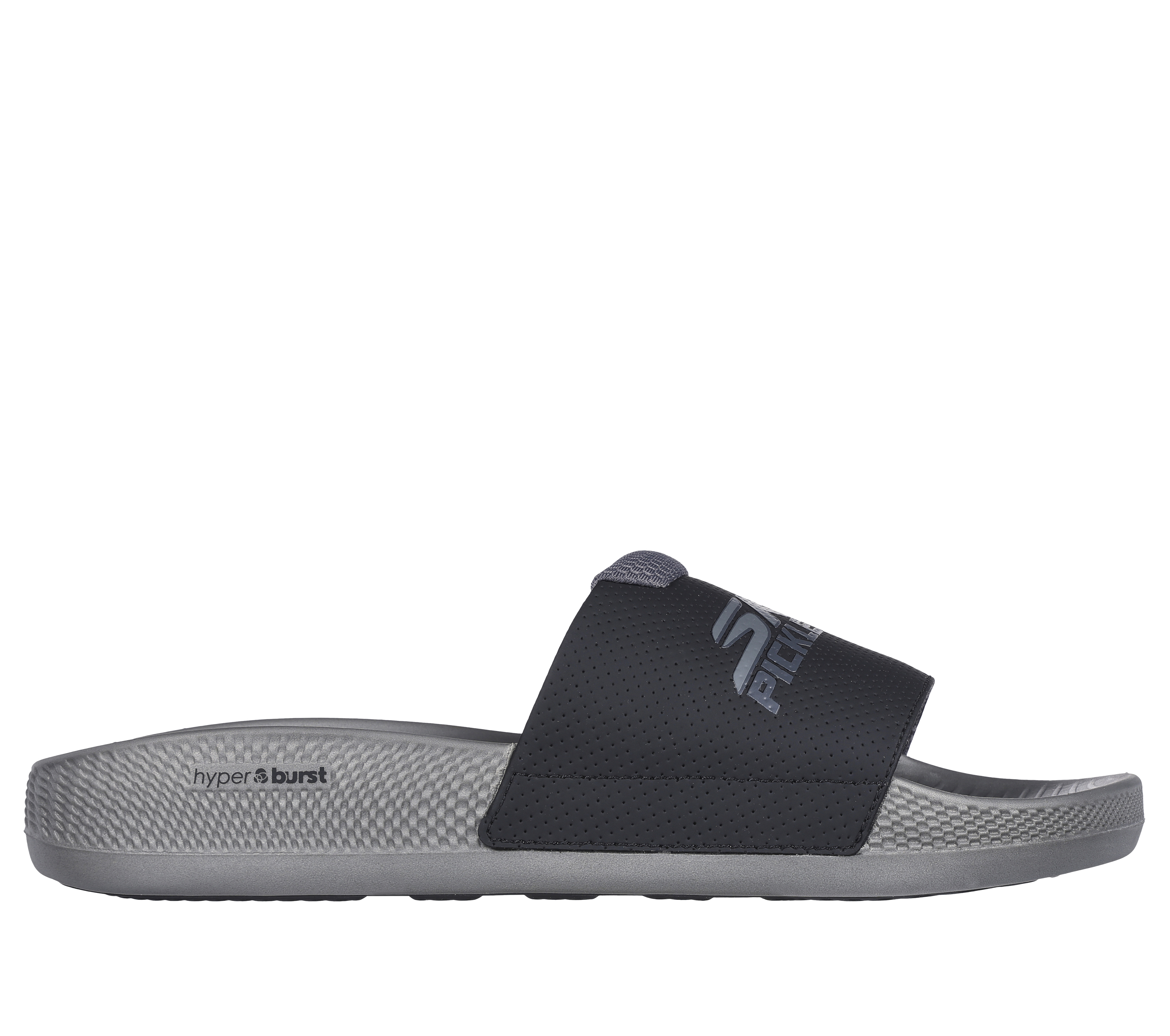 Give yourself the post-run recovery you deserve with Skechers Hyper Slide  sandals — Featuring a HYPER BURST®️ cushioned midsole and