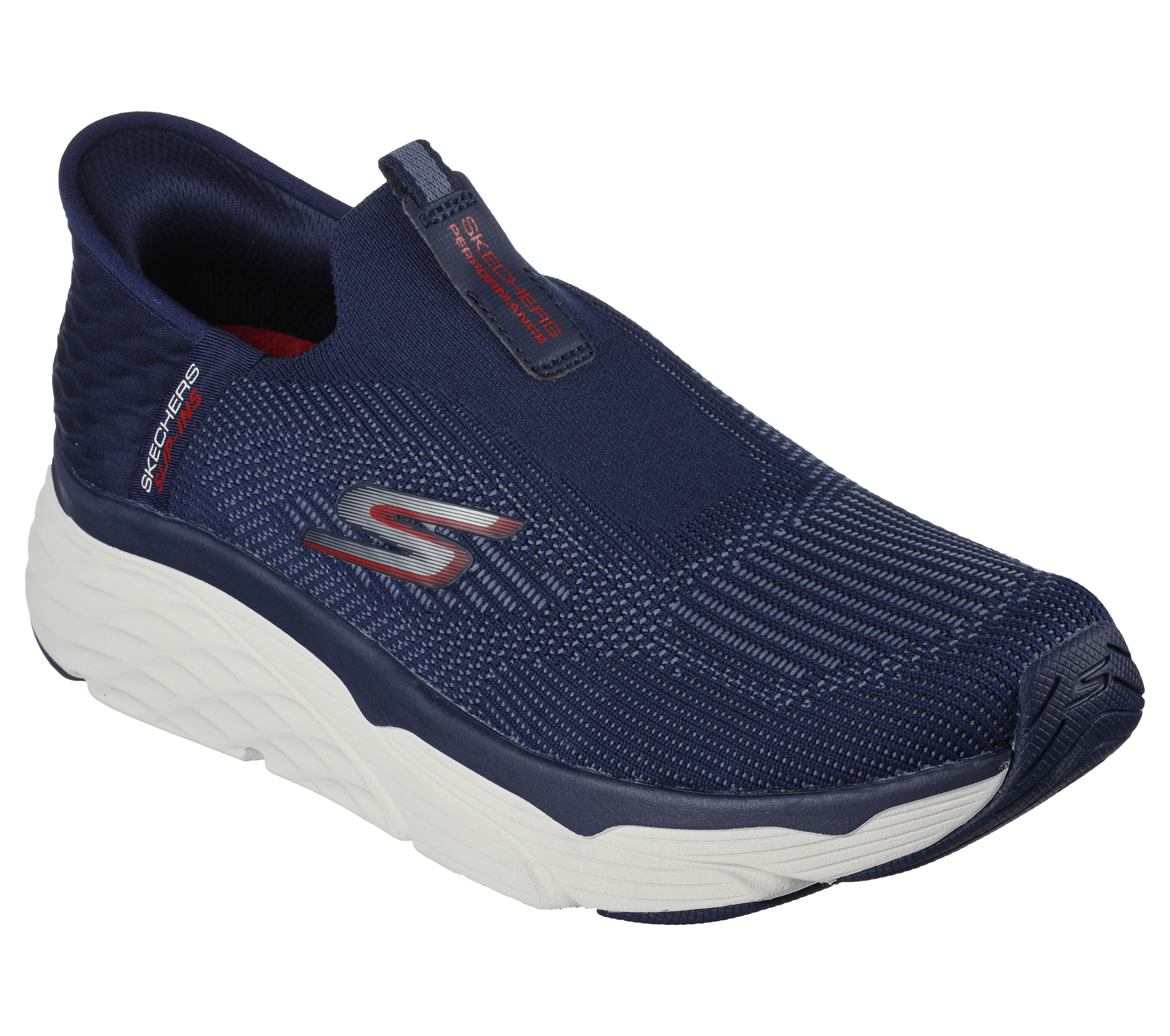 Skechers Ladies Navy/Blue Memory Foam Slip-On Trainer 149538/NVBL