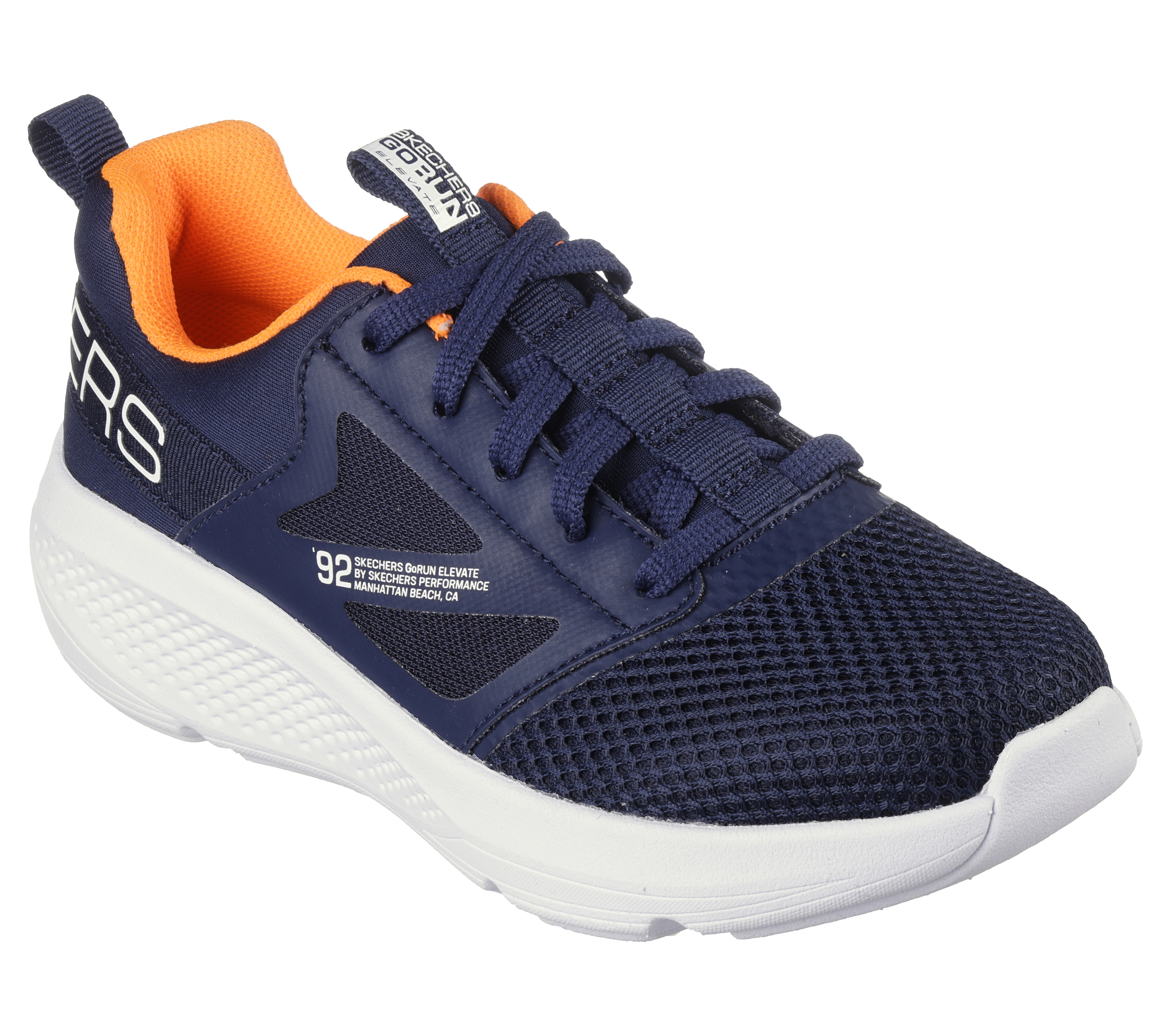 Skechers Navy Go Run Elevate Mens Running Shoes - Style ID: 220327