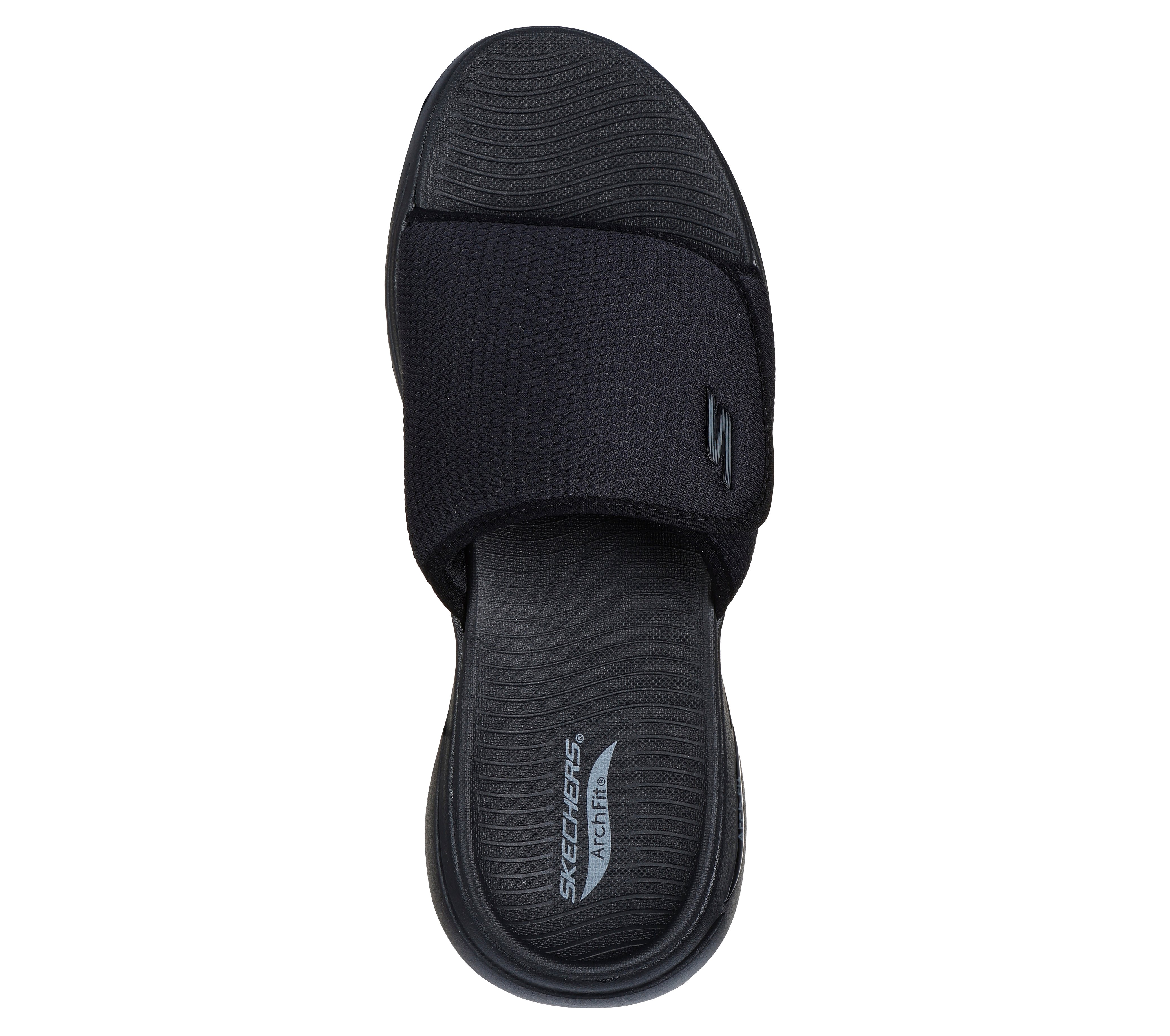 Skechers Go Walk Arch Fit Sandal - 229020 Black/Charcoal 10 D (M) :  : Clothing, Shoes & Accessories