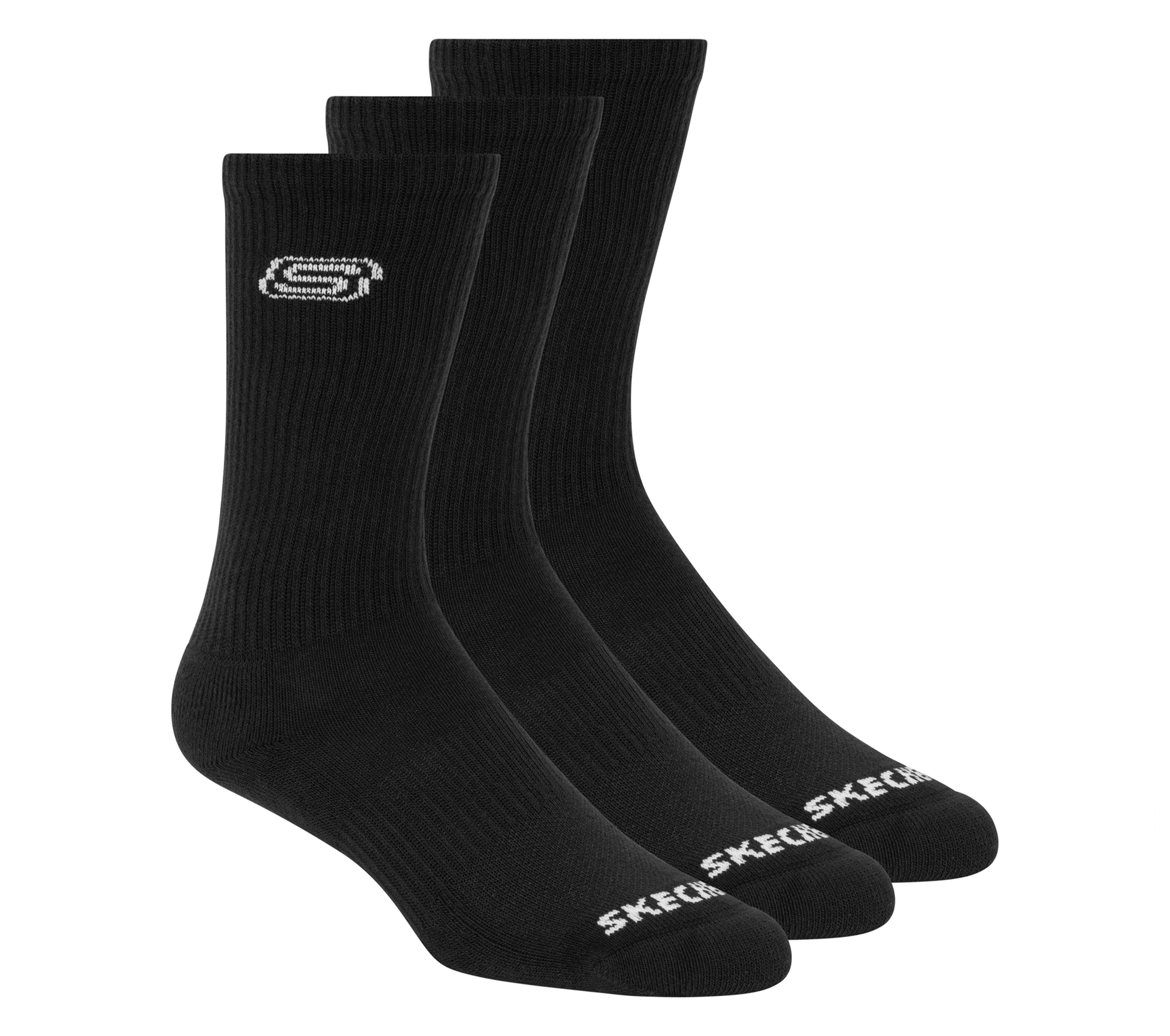 Skechers men's 6-pack athletic crew outlet sock