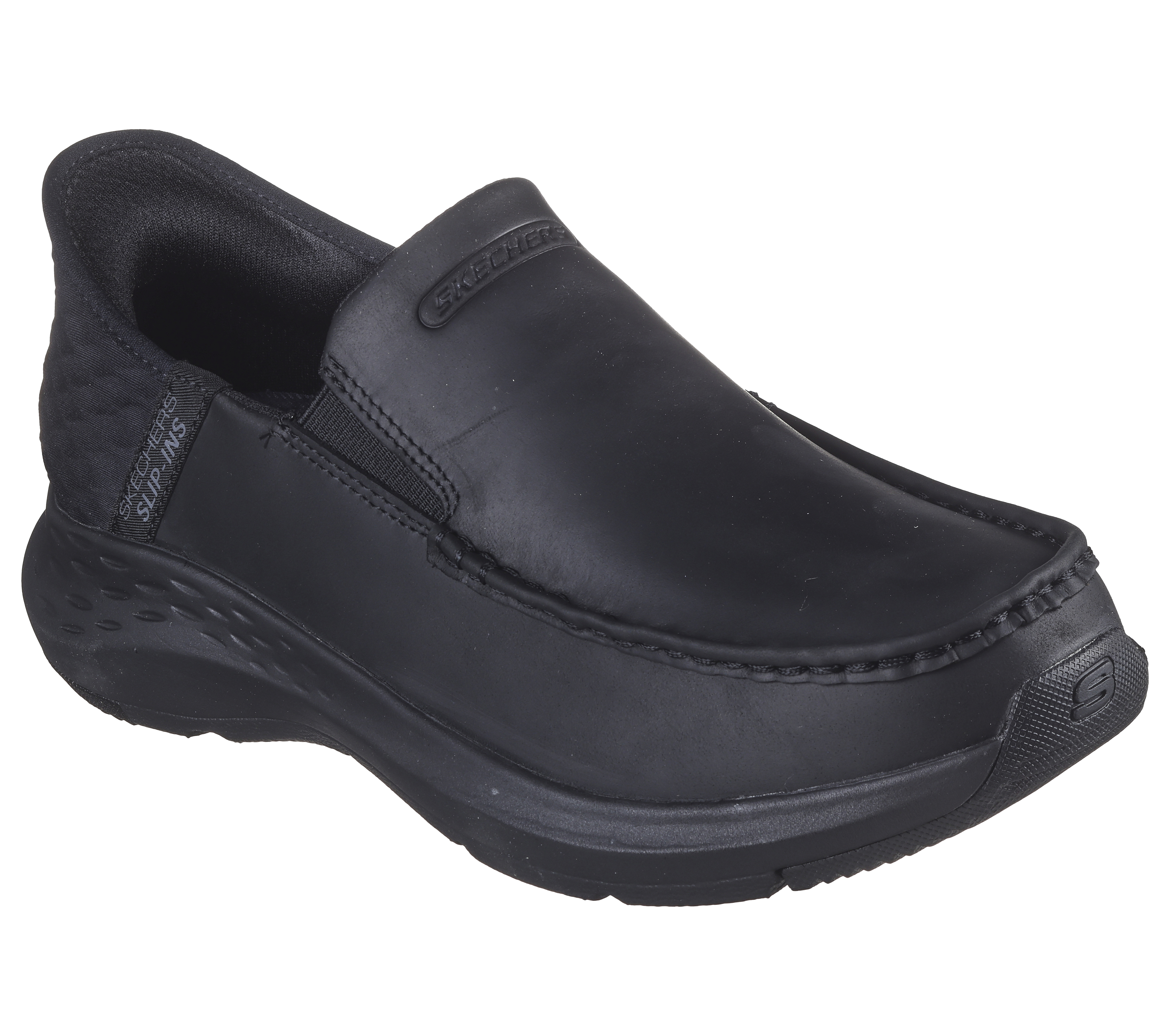 SKECHERS SLIP INS PARSON OSWIN Black MEDIUM 10.5